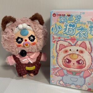 Baby Three Kitten Wardrobe - Crying Eyes - Authentic - New Plush Pendant